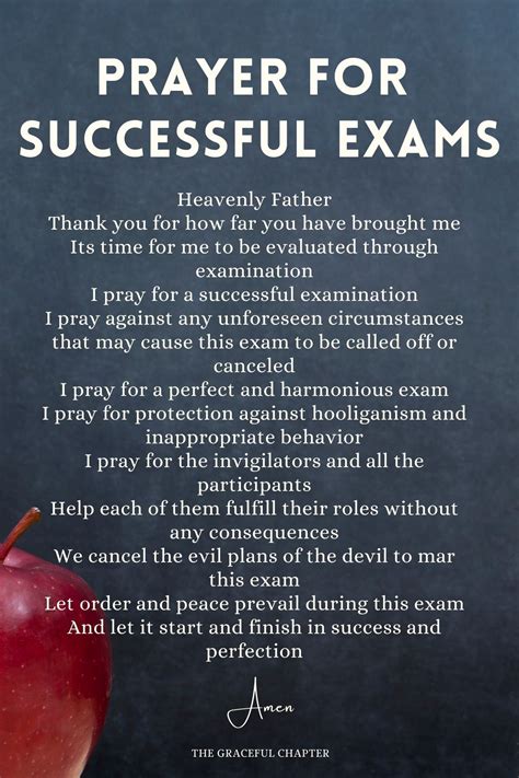 Prayer for Exam Success .